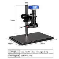 MSD417- 4KV2 Industrial Digital Microscope with 4K Camera for Mechanical Parts Inspection PCB QC and Manufacturing Analysis