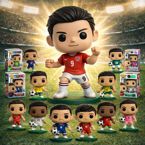 Longzhiyu, fabricant de jouets d'art personnalisés OEM depuis 20 ans, figurine d'action en vinyle PVC personnalisée, jouet de la Coupe du monde de football, figurine en PVC - Product Image 1