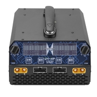 Pengisi Daya Baterai EV-PEAK U4-HP Dual Channel 2500W 25A untuk Baterai Drone LiPo/LiHv 6S-14S 2500W Stand dengan Port AC untuk Penggunaan Skuter