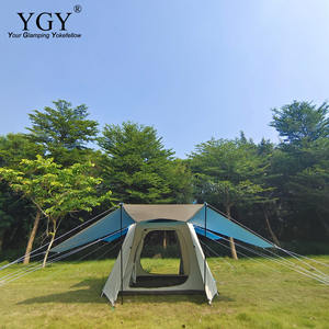 YGY Double couche Glamping, installation instantanée, tente de Camping, 3 à 4 personnes, étanche, Anti-UV, famille, extérieur, 4 saisons, tente de jardin - Product Image 4