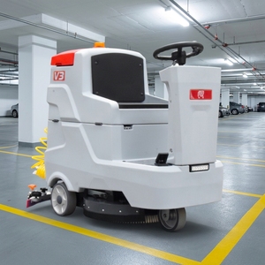 High Quality Self-propelled Type Wireless Combined <b>Floor</b> and Scrubber <b>Machine</b> Rideon Surface Cleaner Wash - Product Image 1
