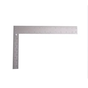 Aluminum Handle Steel Set Triangle Try Square Ruler Angle Corner Tri Square