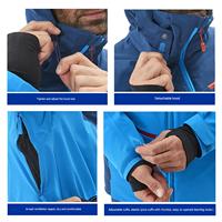 Vente en gros Veste d'alpinisme d'hiver personnalisée pour hommes Vêtements de ski coupe-vent confortables avec fermeture à glissière chauffante