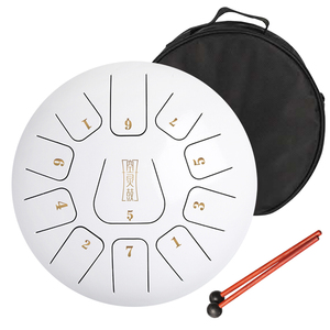 Tambour à langue en acier Hluru, 11 notes, 10 pouces, instruments de musique à percussion, avec bosse, THF11-10 - Product Image 4