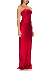 Abito da sera <span class=keywords><strong>lungo</strong></span> Maxi abito da sera donna <span class=keywords><strong>con</strong></span> <span class=keywords><strong>spacco</strong></span> a <span class=keywords><strong>spacco</strong></span> <span class=keywords><strong>lungo</strong></span> senza maniche personalizzato elegante corsetto cristallizzato <span class=keywords><strong>rosso</strong></span> - Product Image 5
