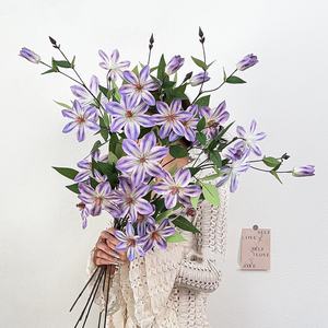 Flor Artificial de Alta Gama H493 con Sensación Biónica, Loto Dorado y <span class=keywords><strong>Jazmín</strong></span> Llorón para Decoración de Interiores y Paisajes - Product Image 5