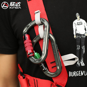 คาราไบเนอร์รูปลูกแพร์ Shindahua ขนาด 7.4x11.4 ซม. ผลิตจากอะลูมิเนียมอัลลอยแบบ Half-Lock จากอิตาลี สำหรับการโรยตัว - Product Image 4