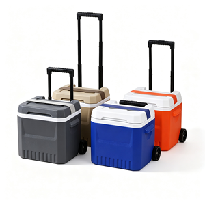 1. Chariot de traiteur isotherme à roulettes avec roulettes pivotantes, robuste et étanche, pour usage commercial - Product Image 1