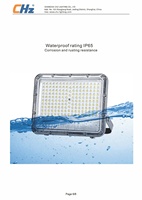 Projecteur LED CHZ 130lm/W 35000H Garantie 3 ans SMD2835 Haute luminosité Extérieur