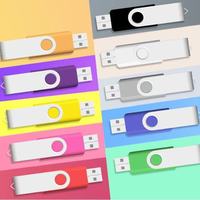 Memoria USB de Alta Calidad al por Mayor, Personalizable con su Logotipo, Capacidad de 1g a 256g, Memoria USB Metálica