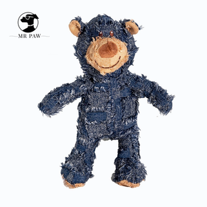 Jouet pour animaux de compagnie en coton et latex écologiques, ours réaliste et adorable, disponible en DEM/DOM, pour chats et chiens, <span class=keywords><strong>par</strong></span> PETBUCK - Product Image 5