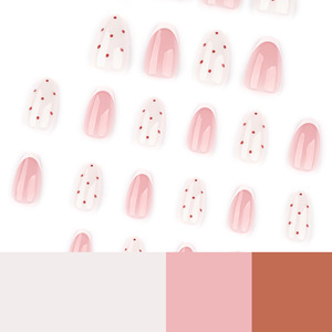 <span class=keywords><strong>Uñas</strong></span> Postizas <span class=keywords><strong>de</strong></span> Almendra Estilo Lujo 2026, Puntas Nude, Cobertura Completa, Diseño <span class=keywords><strong>de</strong></span> Líneas Pintadas, <span class=keywords><strong>Uñas</strong></span> Falsas Personalizadas, <span class=keywords><strong>Uñas</strong></span> a Presión - Product Image 4