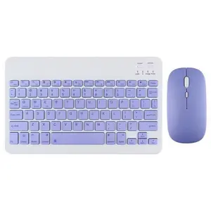 Mavi dizüstü tablet masaüstü mobil ev ofis için uygun su geçirmez sessiz wifi klavye fare kombinasyonu