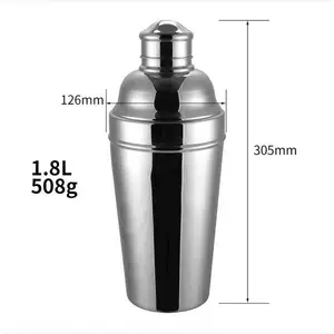 Hot Seller 23 Pieces Stainless Steel Cocktail Shaker Set With Detachable Acrylic Stand Bar Tools For Mixer Wine Cocktail Shaker