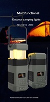 Radio de Emergencia Impermeable con Manivela Solar, AM/FM/NOAA, 5000mAh, Linterna SOS, Altavoz, Pantalla LED, Salida de 10-30W