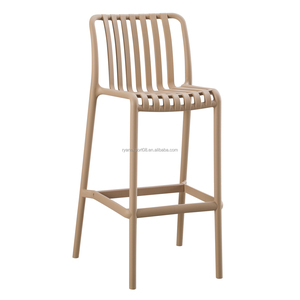 Meilleure vente <span class=keywords><strong>Tabouret</strong></span> <span class=keywords><strong>de</strong></span> <span class=keywords><strong>bar</strong></span> extérieur à hauteur <span class=keywords><strong>de</strong></span> comptoir en plastique pp <span class=keywords><strong>taupe</strong></span> - Product Image 1