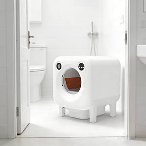 Arenero automático inteligente para gatos, directo de fábrica, de gran capacidad, con control de olores y diseño cerrado. - Product Image 1