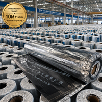 2.0mm Kendinden Yapışkanlı Yüksek Dayanımlı Reaksiyon Bağlantılı Polimer Su Yalıtım Membranı Çapraz Lamine Yüzeyli Bodrumlar İçin