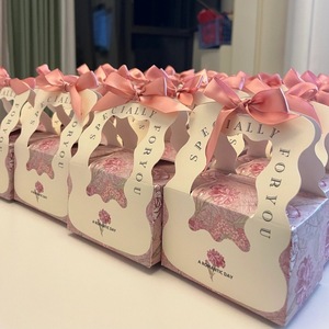 Caja de Dulces para Boda 2026, Elegante Estilo Ins con Asa de Cinta, Perfecta para Regalos de San Valentín y Fiestas - Product Image 3
