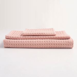 Juego de Toallas de Baño de Primera Calidad con Tejido Waffle, Alta Absorbencia y Secado Rápido para Uso en Spa, Hotel y Gimnasio - Product Image 6