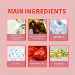 有機水和プランパーコラーゲン長持ち栄養スージングリペアフェードリップラインストロベリースリーピングリップマスク - Product Image 3