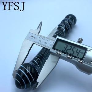 YFSJ Dildo en verre cristal, modèle BL_106B, style fleur bleue, pour couple - Product Image 4