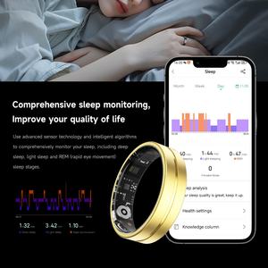 Health tracker <b>smart</b> <b>ring</b> waterproof heart rate sleep activity sports and fitness tracker <b>smart</b> <b>ring</b> for men and women - Product Image 3