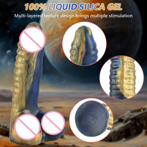 महिलाओं के लिए थोक महिला हस्तमैथुन डिल्डो मॉन्स्टर डिल्डो सस्ते सेक्स खिलौने तरल सिलिकॉन 7.5 इंच डिल्डो - Product Image 5