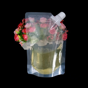 Bolsa con Boquilla Vertical de 2 kg, Transparente, de PET/PE, para Envasar Jugos, Leche y Bebidas, Bolsa de Reenvasado Personalizada - Product Image 3