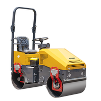 Compacteur routier mini à prix d'usine, rouleau compresseur hydraulique à double tambour, rouleau vibratoire pour asphalte