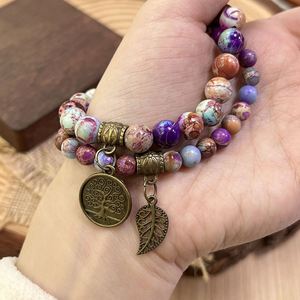 Bracelet en pierre naturelle avec perles de verre colorées, Oeil de l'Intuition, logo personnalisé pour les grossistes, réduction de prix de gros - Product Image 3