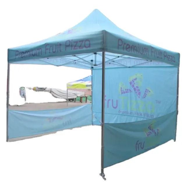 Tenda de feira pop-up com logotipo personalizado para promoção e marca ao ar livre Gazebo