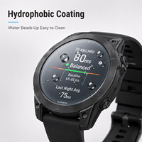 Film de protection d'écran en verre trempé HD transparent 9H anti-lumière bleue à couverture intégrale pour Garmin Epix Pro Gen 2 51mm
