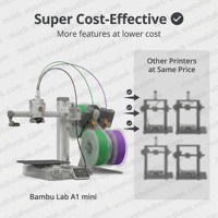 全球版 Bamboo A1mini Combo 3D 打印机 A1C A2L P1SC P2SC H2SC H2D H2C 开源兼容性支持切片软件