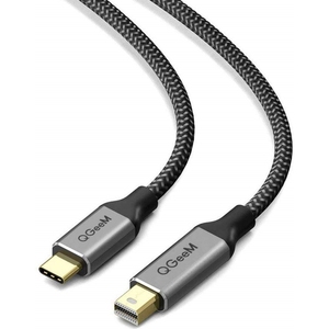 USB C để Mini <span class=keywords><strong>DisplayPort</strong></span> Adapter Cáp qgeem <span class=keywords><strong>miniDP</strong></span> 1.2 4K60hz Video đầu ra dây tương thích với USB Macboo K Pro MAC Del L H P - Product Image 1