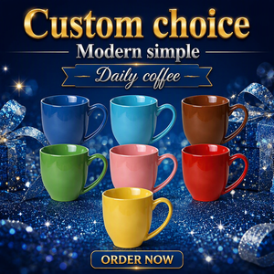 <span class=keywords><strong>Tazas</strong></span> de Café de Cerámica Personalizadas con Logotipo, para Promoción de Marca, Fabricante de <span class=keywords><strong>Tazas</strong></span> de Porcelana, <span class=keywords><strong>Tazas</strong></span> Brillantes de 15 y 16 Onzas, Venta al Por Mayor - Product Image 3