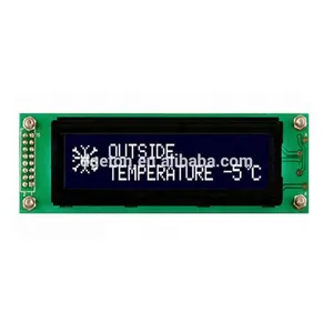 Transmisivo de oled flexibles 20 pin panel de la pantalla lcd para medidor de energía de 20*2