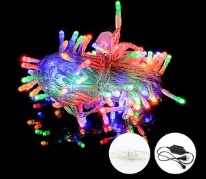 10m DC 110V 220V LED Lichterkette 100 LED Hochzeits feier Weihnachten Weihnachts baum Dekoration Licht LED Weihnachts licht