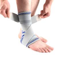 Attelle de cheville respirante en tricot avec sangles pour la protection sportive et la stabilisation de la cheville – Vente en gros