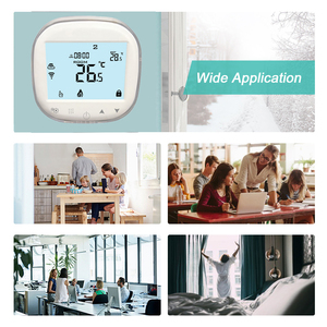 <span class=keywords><strong>Termostato</strong></span> Digitale <span class=keywords><strong>Wireless</strong></span> WiFi con Alexa per Riscaldamento Elettrico a Pavimento, Materiale ABS, Programmabile 5+2 Settimane, Precisione 0.5°C - Product Image 4