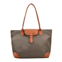 Sac à main Oxford grand format pour femme en tissu PU de haute qualité, léger et portable, avec fermeture éclair, idéal pour les loisirs, les trajets quotidiens et les voyages