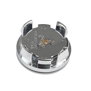 4 pièces/ensemble 65 mm 68 mm 75 mm enjoliveurs <span class=keywords><strong>de</strong></span> <span class=keywords><strong>roue</strong></span> <span class=keywords><strong>de</strong></span> voiture en alliage LED lumineux rotatifs flottants pour BMW Mercedes Benz Audi Tesla - Product Image 1