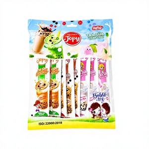 JOPY OEM ODM 770g Filled Bubble Milk Tea Jelly Candy Chewy Boba Flavor Dessert Snack Private Label Wholesale - Product Image 1