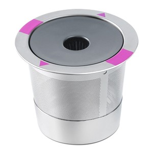 Filtro per Caffè Riutilizzabile Compatibile con Keurig K45, Moderno ed Ecologico, in Acciaio Inox Quadrato con Foro Singolo - Product Image 6