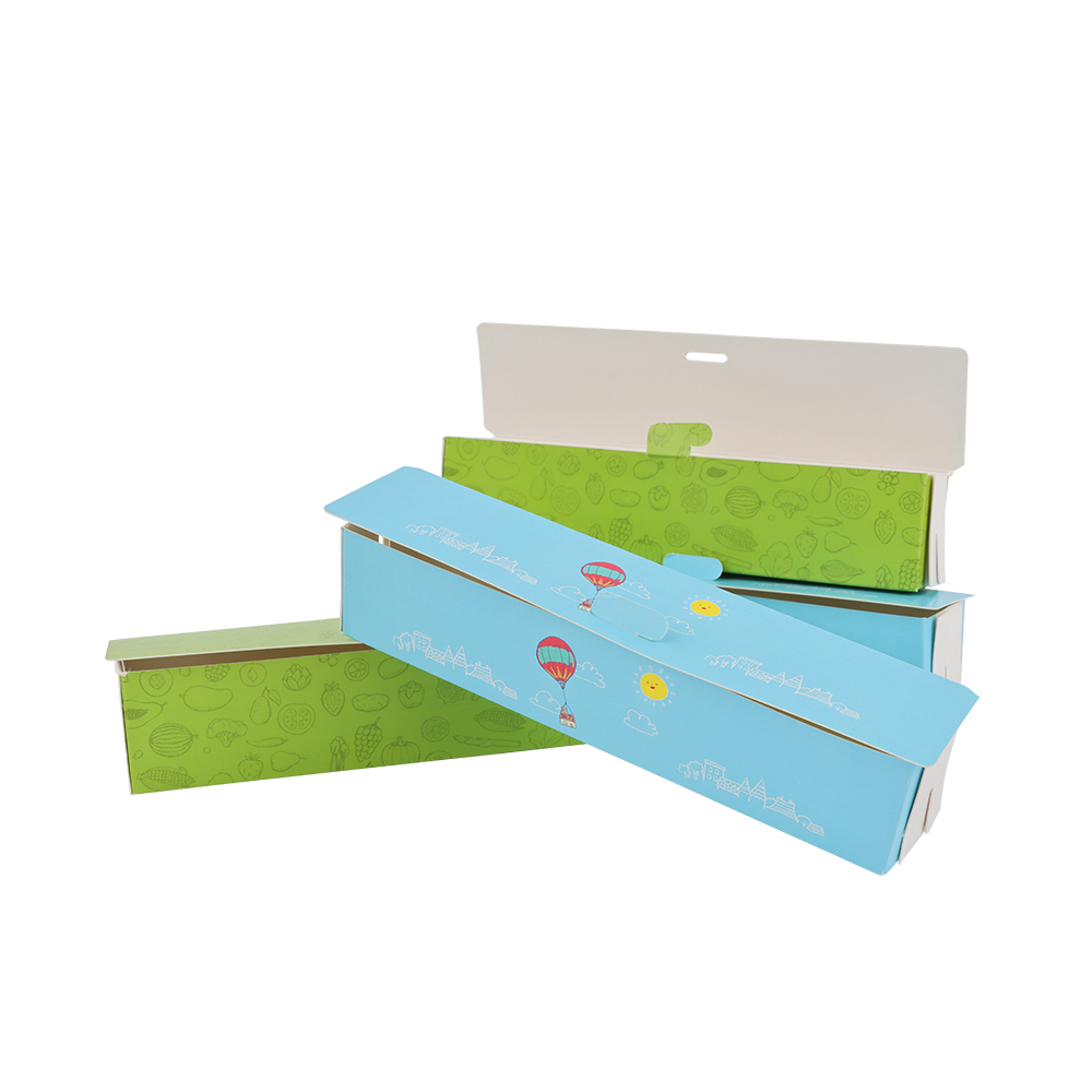 Clamshell Hot Dog Snack Packaging Box Disposable Corn Dog Paper Box Hot Dog Tray Customized Food Custom Rigid Boxes Paperboard