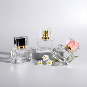 <b>Spray</b> Custom square Refillable <b>Empty</b> Flacon De Parfum 50 ml 30ml Luxury Colorful Cap Glass Perfume <b>Bottle</b> 30ml - Product Image 5