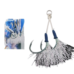 Luya Double crochet Slow Shake plaque <span class=keywords><strong>de</strong></span> <span class=keywords><strong>fer</strong></span> crochet <span class=keywords><strong>de</strong></span> pêche en mer forte traction pour les espèces cibles <span class=keywords><strong>de</strong></span> <span class=keywords><strong>carpe</strong></span> pour les explosions amazoniennes-pêche en bateau - Product Image 1