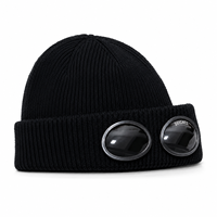 Bonnet en coton rayé personnalisé avec logo imprimé, accessoires pour l'automne et l'hiver, unisexe, chaud, pour le voyage et l'usage quotidien, vente en gros usine