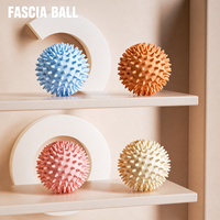 Balle de massage en gros pour points de pression, balle de libération myofasciale, rouleau de massage musculaire 6 cm en PVC pour yoga et fitness, tissus profonds