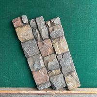 Panneau mural en pierre artificielle PU Faux Stonefor Applications culturelles extérieures et intérieures de jardin